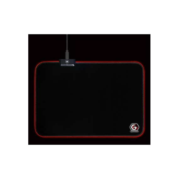 Mouse Pad Gaming Gembird MP-GAMELED-M, mouse pad with LED light effect, Black, 9 image