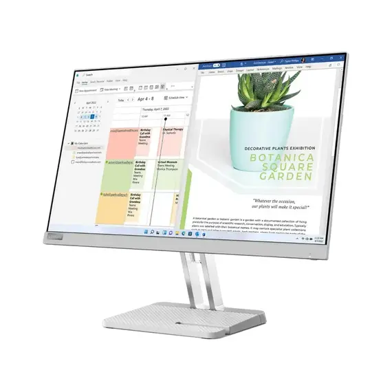 23,8" Monitor Lenovo L24e-40 / VA 1920x1080 FHD / Storm Gray, 15 image