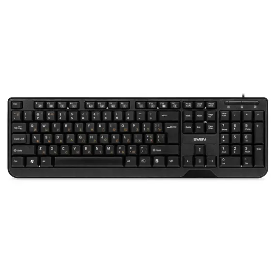 Tastatură + Mouse SVEN KB-S330C, USB, Black, 15 image