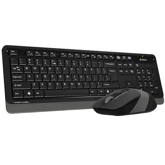 Tastatură + Mouse Wireless A4Tech FG1010S, Gray, 8 image