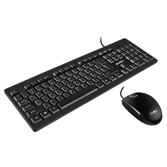 Tastatură + Mouse SVEN KB-S320C, USB, Black, 11 image