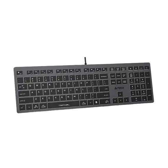 Tastatură A4Tech FX60, USB, Gray, 9 image