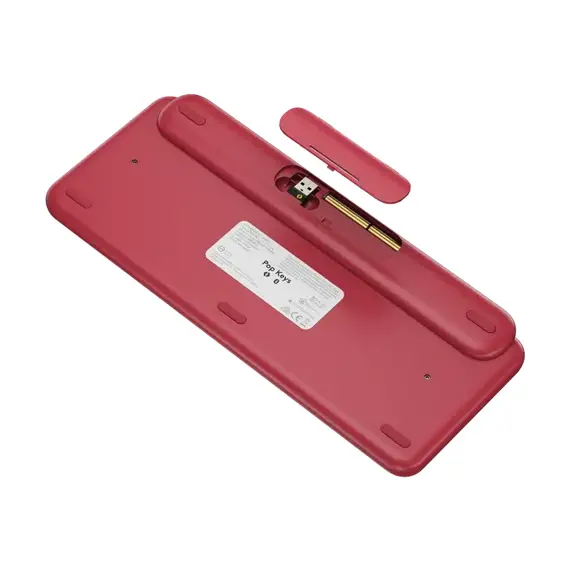 Tastatură Wireless Logitech POP Keys, Pink, 6 image