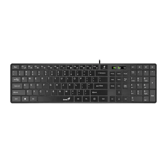 Tastatură Genius SlimStar 126, USB, Black