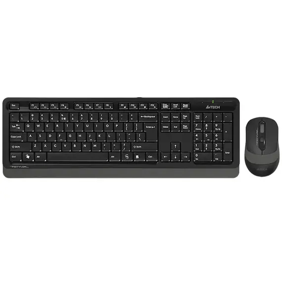 Tastatură + Mouse Wireless A4Tech FG1010S, Gray