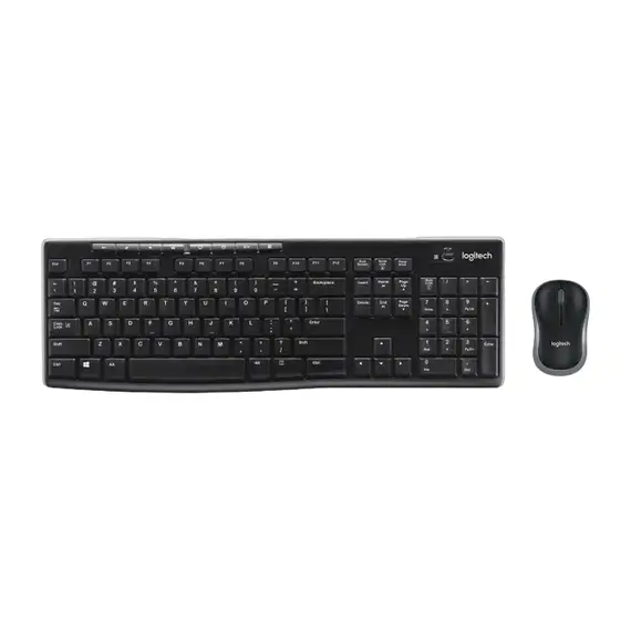 Tastatură + Mouse Wireless Logitech MK270, Black