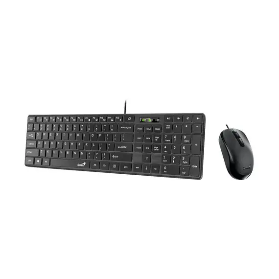 Tastatură + Mouse Genius SlimStar C126, USB, Black, 5 image