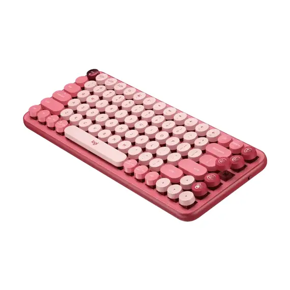 Tastatură Wireless Logitech POP Keys, Pink, 3 image