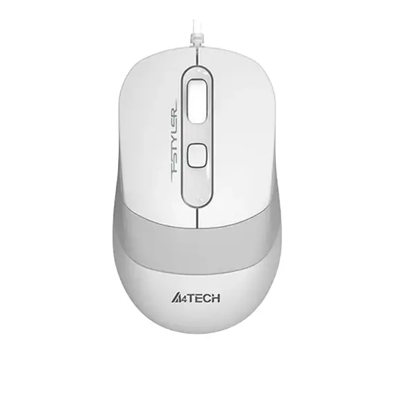 Mouse A4Tech FM10, White/Grey