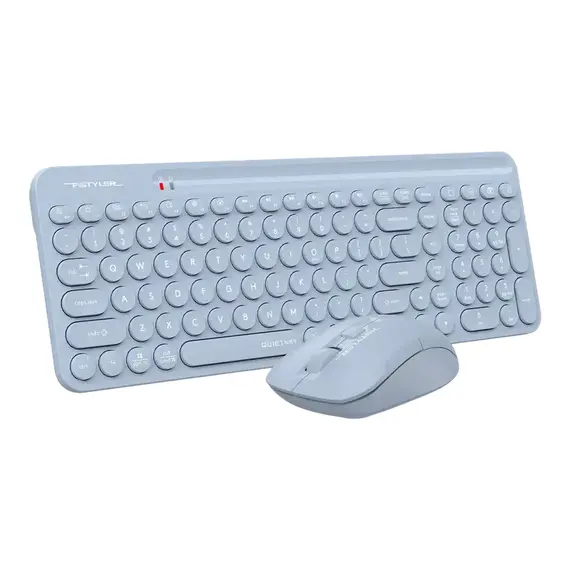 Tastatură + Mouse Wireless A4Tech FG3300 Air, Blue, 2 image
