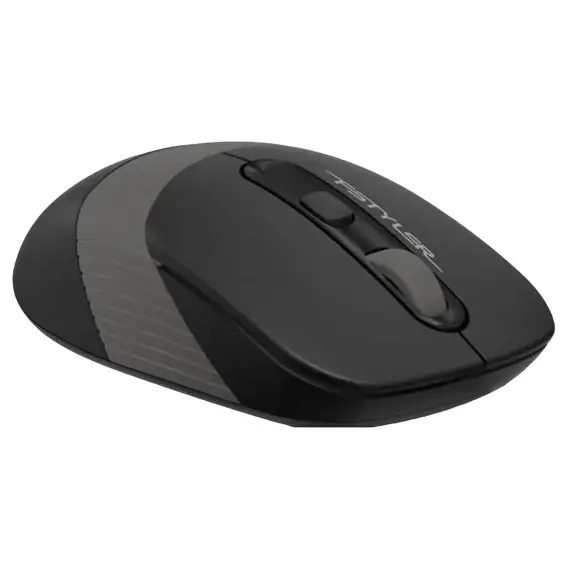 Wireless Mouse A4Tech FG10, Black/Grey, 2 image