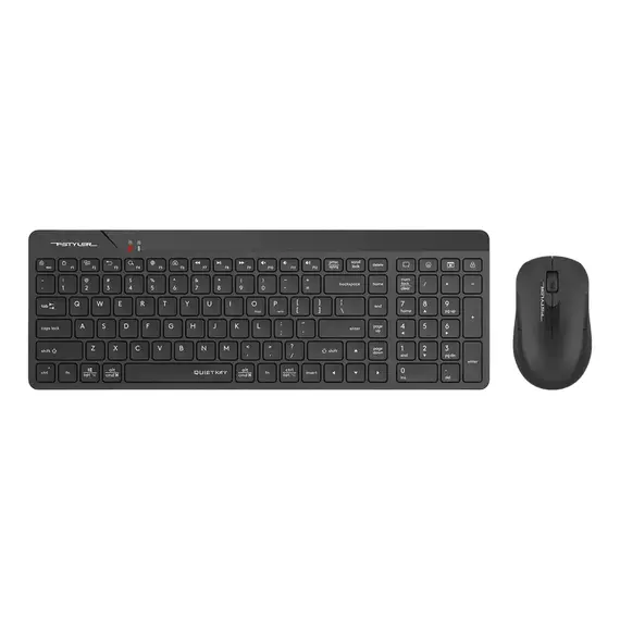 Tastatură + Mouse Wireless A4Tech FG2300 Air, Black / Gray