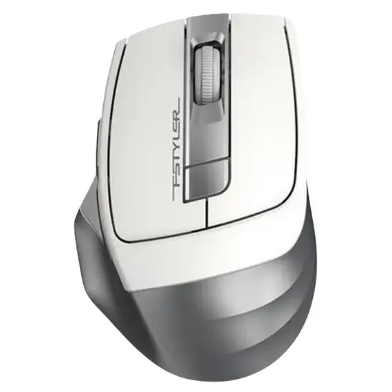 Wireless Mouse A4Tech FG35, White/Silver
