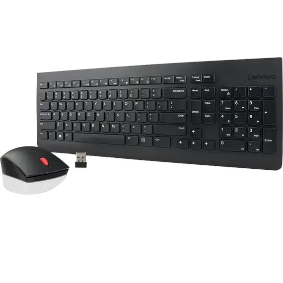 Tastatură + Mouse Wireless Lenovo 4X30M39487, Black, 4 image