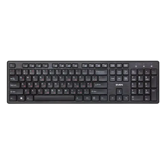 Tastatură Wireless SVEN KB-E5800W, Black