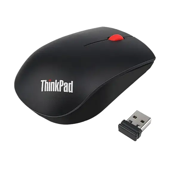 Wireless Mouse Lenovo ThinkPad Essential, Black, 3 image
