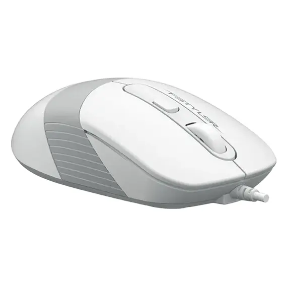Mouse A4Tech FM10, White/Grey, 3 image