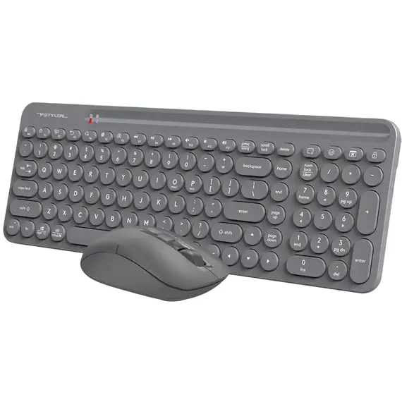 Tastatură + Mouse Wireless A4Tech FG3300 Air, Gray, 3 image