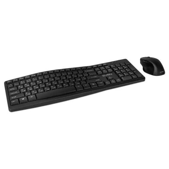 Tastatură + Mouse Wireless SVEN C3500W, Black, 11 image