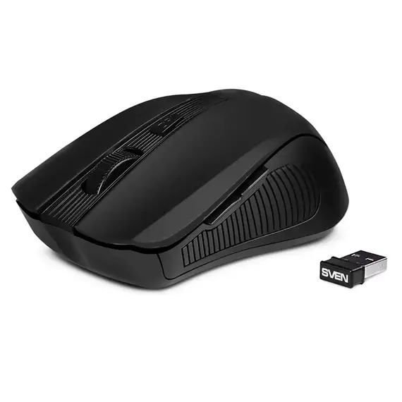 Wireless Mouse SVEN RX-350W, Black, 4 image