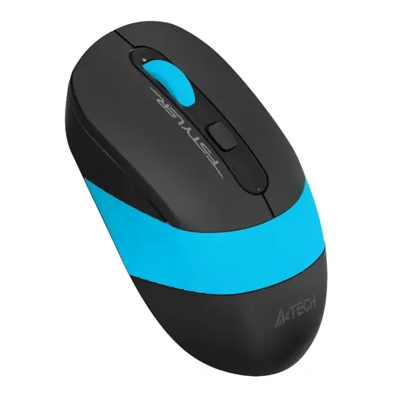 Wireless Mouse A4Tech FG10, Black/Blue, 4 image