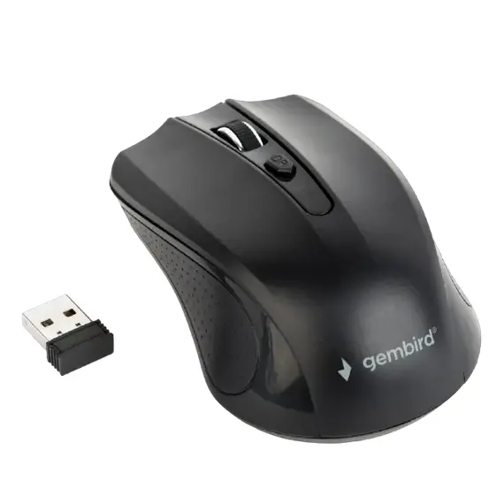 Wireless Mouse Gembird MUSW-4B-04, Black, 2 image