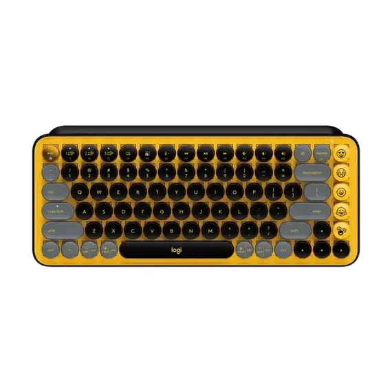 Tastatură Wireless Logitech POP Keys, Yellow