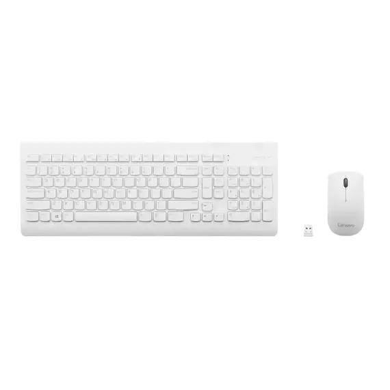 Tastatură + Mouse Lenovo 510 USB , (GX31F38001), White