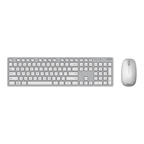 Tastatură + Mouse Wireless ASUS W5000, White