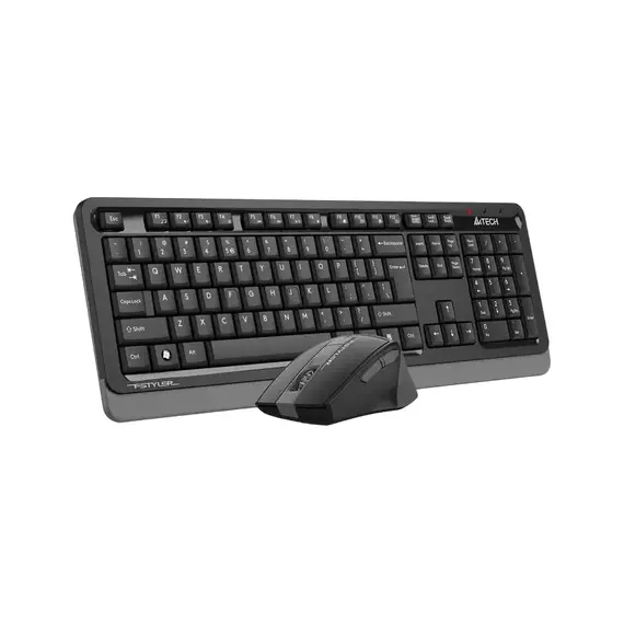 Tastatură + Mouse Wireless A4Tech FG1035, Black / Gray, 3 image