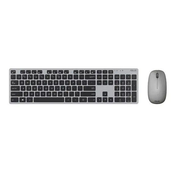 Tastatură + Mouse Wireless ASUS W5000, Gray