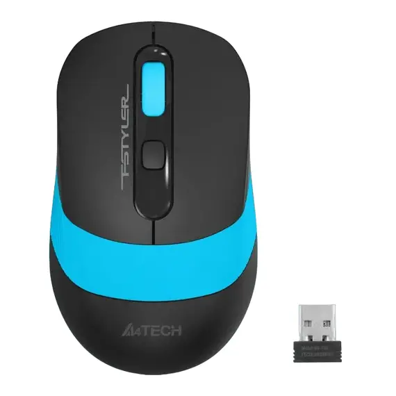 Wireless Mouse A4Tech FG10, Black/Blue