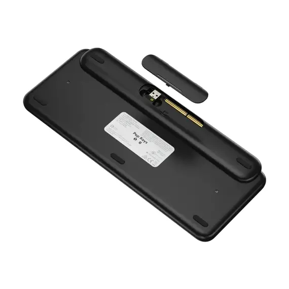 Tastatură Wireless Logitech POP Keys, Yellow, 2 image