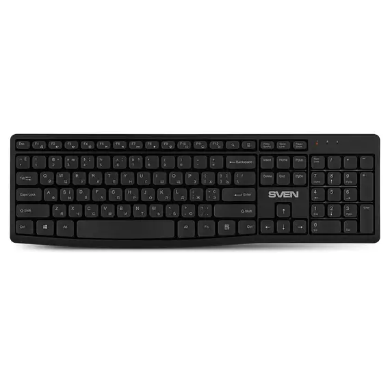 Tastatură + Mouse Wireless SVEN C3500W, Black, 3 image