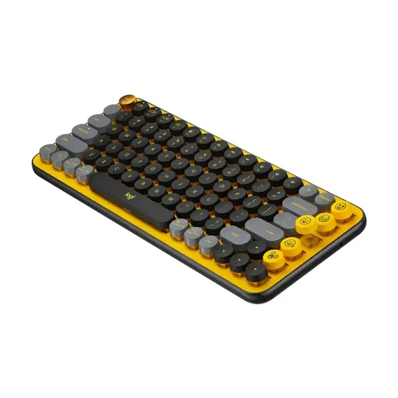 Tastatură Wireless Logitech POP Keys, Yellow, 4 image