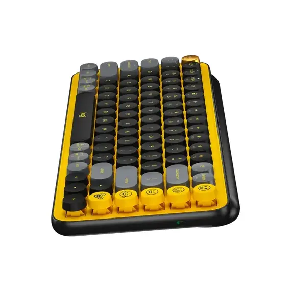 Tastatură Wireless Logitech POP Keys, Yellow, 6 image
