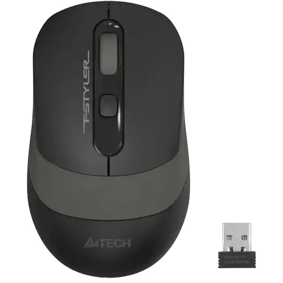 Wireless Mouse A4Tech FG10, Black/Grey
