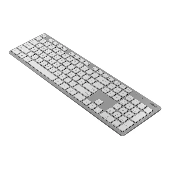 Tastatură + Mouse Wireless ASUS W5000, White, 2 image