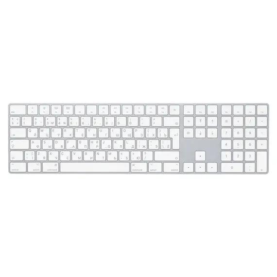 Tastatură Wireless Apple Magic with Numeric Keypad, White
