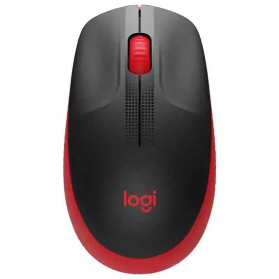 Wireless Mouse Logitech M190, Red