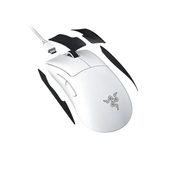 Gaming Wireless Mouse Razer DeathAdder V3 Pro, White                                                                                                                                 , 2 image