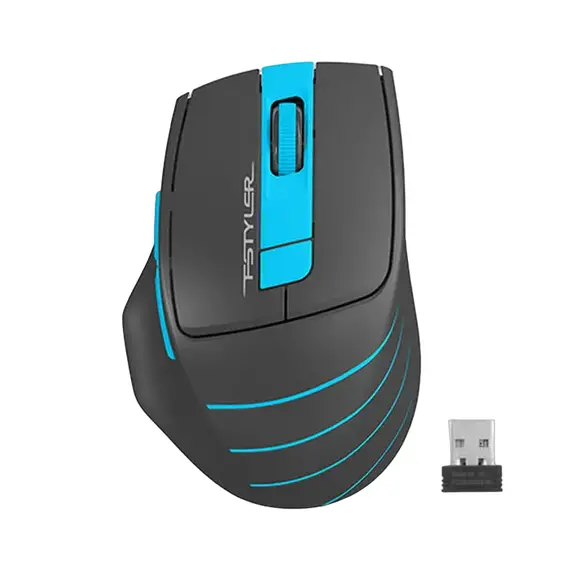 Wireless Mouse A4Tech FG30S, Grey/Blue