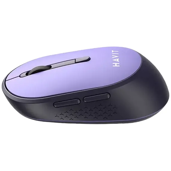 Wireless Mouse Havit MS78GT, Violet, 4 image