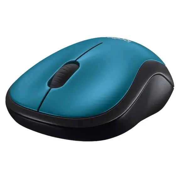 Wireless Mouse Logitech M185, Blue, 3 image