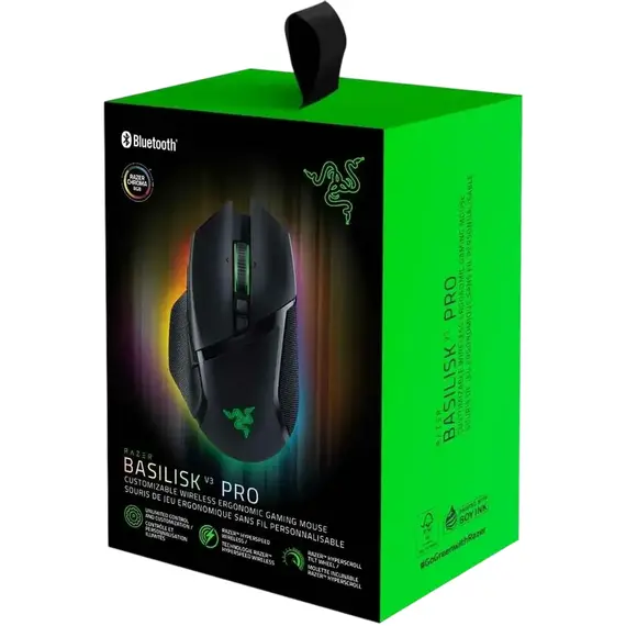 Gaming Wireless Mouse Razer Basilisk V3 Pro, Black                                                                                                            , 4 image