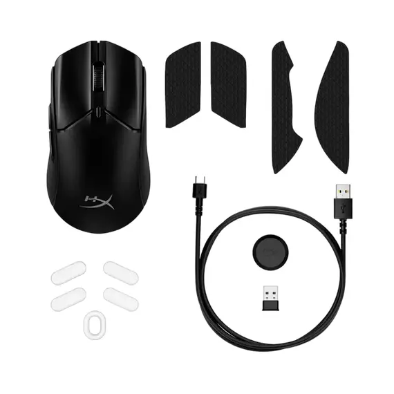 Gaming Wireless Mouse HyperX Pulsefire Haste 2, RGB, Black                                                                                                       , 10 image