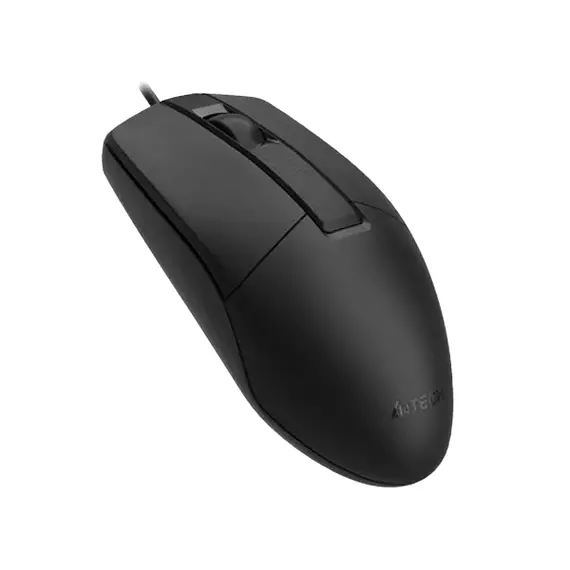 Mouse A4Tech OP-330S, Black, 2 image