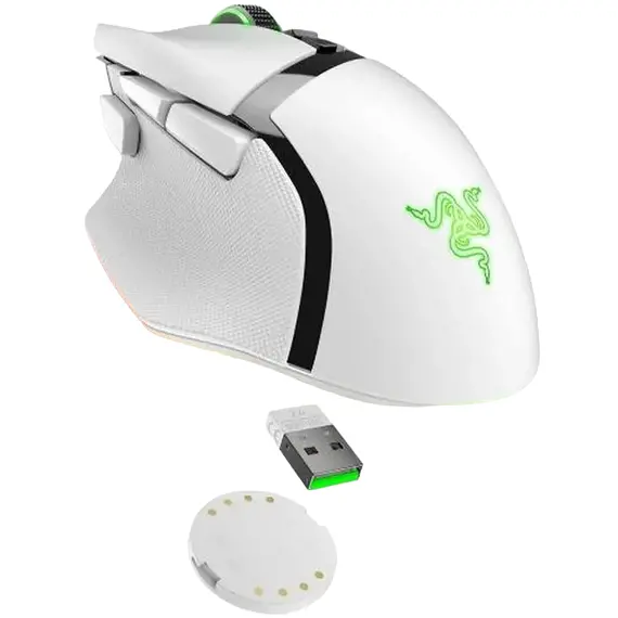 Gaming Wireless Mouse Razer Basilisk V3 Pro, White                                                                                                            , 2 image