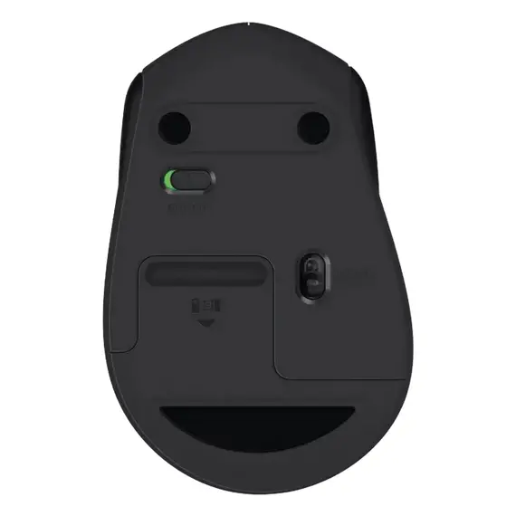 Wireless Mouse Logitech M330 Silent Plus, Black, 4 image