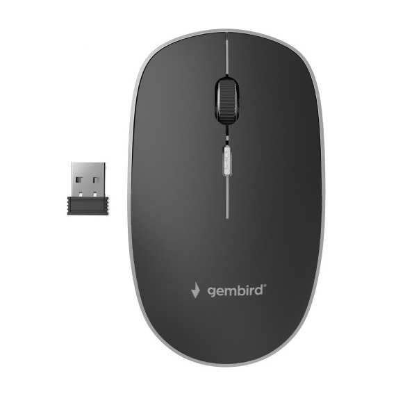 Wireless Mouse Gembird MUSW-4B-01, Black